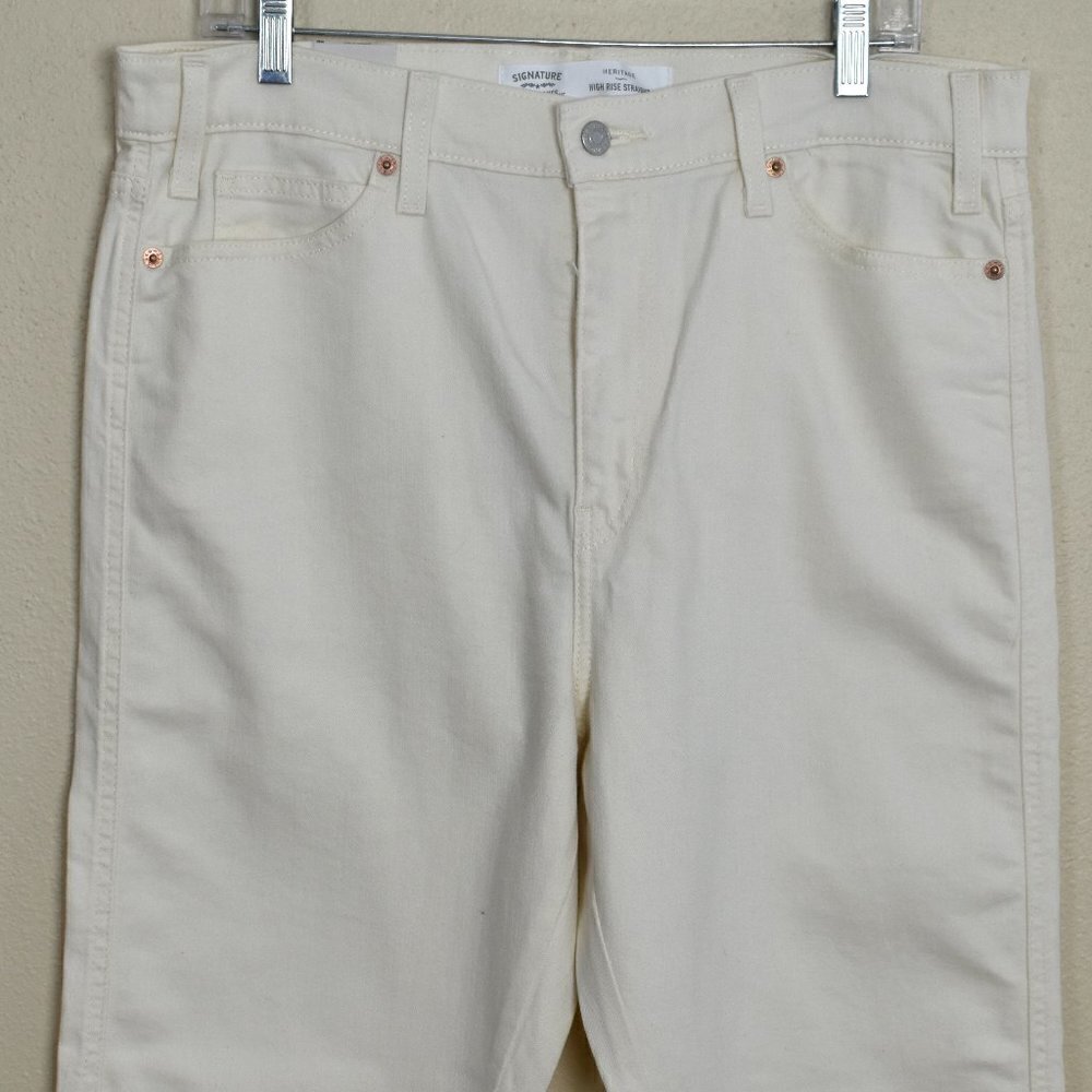 Levi's Heritage High Rise Straight Jeans NEW - Picture 4 of 6